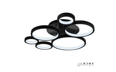 Люстра потолочная iLedex Ring Star (Ринг Стар) 9004-6-X-T BK
