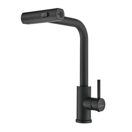 Смеситель для кухни Shevanik S263H на мойку черный