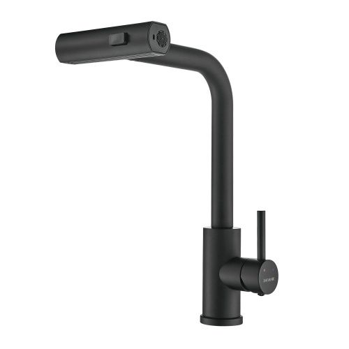 Смеситель для кухни Shevanik S263H на мойку черный - фото 2