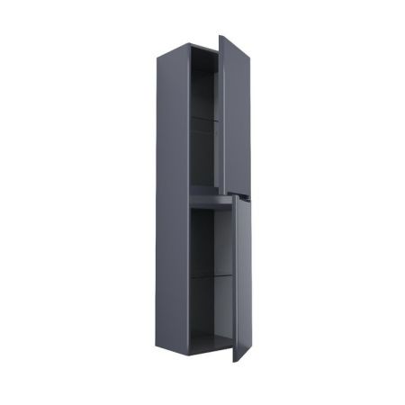 Шкаф-пенал Iddis Edifice EDI40D0i97 40х150 подвесной цвет серый