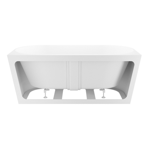 Ванна акриловая Wellsee Excellence Pro 287604000 180х80 пристенная полукруглая с ножками - фото 3 Ванна акриловая Wellsee Excellence Pro 287604000 180х80 пристенная полукруглая с ножками - фото 3