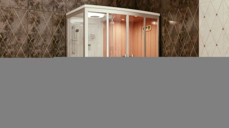 Финская сайна Frank 2015119 160х110 прямоугольная с крышей