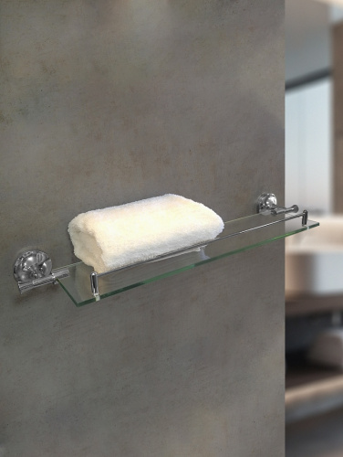 Полка в ванную комнату AltroBagno Corposso AltroBagnoCorposo082804Cr - фото 3