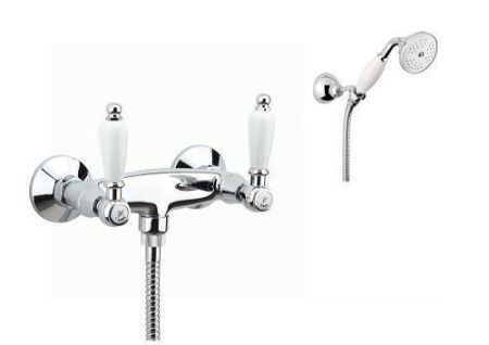 Смеситель для ванны и душа Fiore 02CR0602 настенный хром