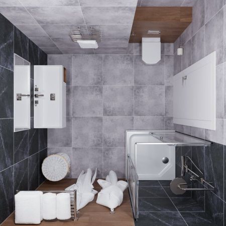 Душевой уголок Тритон Вента Щ0000049619 100х100 стекло прозрачное профиль хром с поддоном