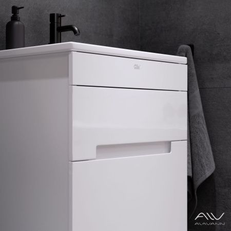 Тумба с раковиной Alavann Rita ALV0988000 60х50 подвесная цвет белый