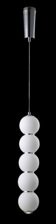 Светильник подвесной Crystal Lux Desi (Деси) DESI SP5 CHROME/WHITE