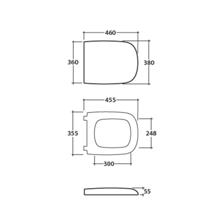 Крышка сиденье для унитаза Globo Genesis GEA20BI bi/cr