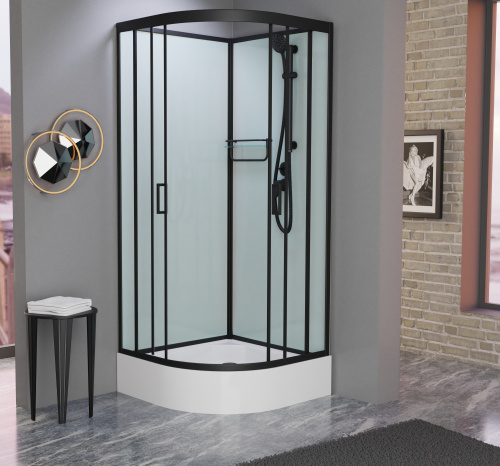 Душевая кабина Frank 142009 100х100 без крыши ориентация универсальная - фото 4