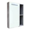 Зеркало-шкаф Comforty Франкфурт 00-00014141CF 60х80 подвесной цвет серый
