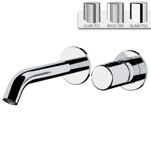 Смеситель для раковины Daniel Trilogy TG632PCR встраиваемый в стену хром - фото 2