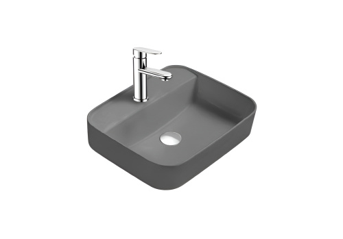 Раковина Aquatek ВЕГА 50 см AQ5506-MG накладная цвет серый матовый