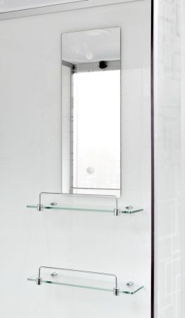 Душевая кабина AvaCan EM4511LGM+EL 110х80 асимметричная с крышей ориентация левая