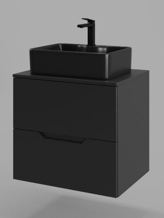 Тумба с раковиной Orange Line Li-60TubMDF+B01-475MB 60х50