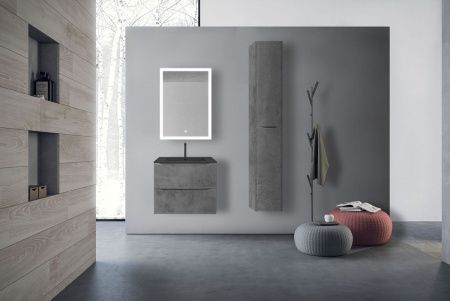 Тумба под раковину Vincea Mia VMC-2MC600BT 60х50 подвесная цвет серый