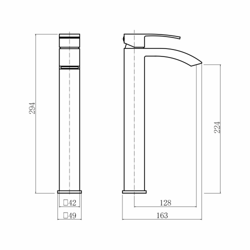 Смеситель для раковины Fashun A51218-8 на столешницу белый - фото 3