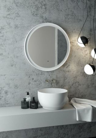 Зеркало Continent Planet White ЗЛП1170 70х70 подвесное