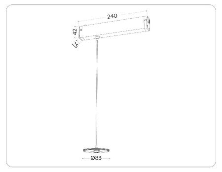 Крепеж для корпуса подвесной Ambrella Light DIY Spot (ДИЫ Спот) A2660