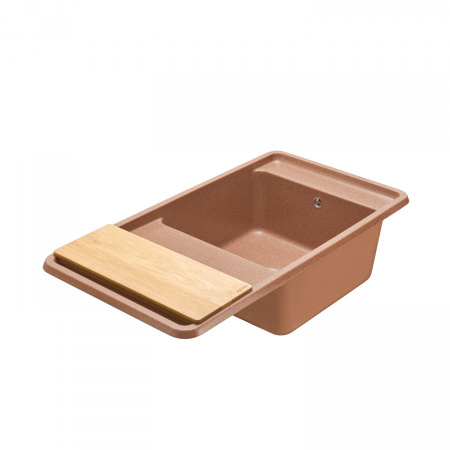 Кухонная мойка Aquaton Беллис 1A725132BS270 97х51 цвет коричневый