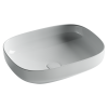 Раковина из сантехнического фарфора Ceramica Nova ELEMENT CN5031 50х40 накладная цвет белый без отверстий под смеситель