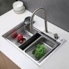 Кухонная мойка Abber Wasser Kreis AF2194SP 70х45 цвет серый поверхность матовая
