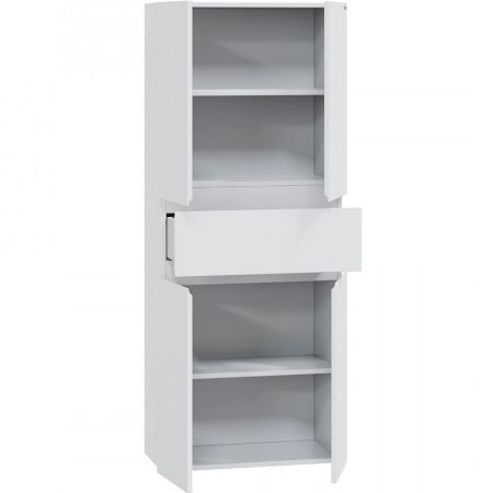 Шкаф-пенал СанТа Марс 700310 60х150 подвесной цвет белый