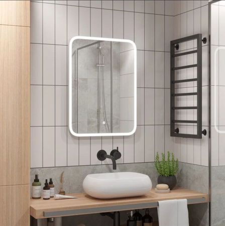 Зеркало с подсветкой и антизапотевателем Uperwood Foster 291020559 60х80 подвесное