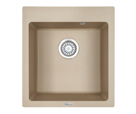 Кухонная мойка Granula 4651, ПЕСОК 51х47 цвет бежевый поверхность матовая