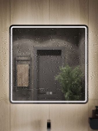 Зеркало с подсветкой и антизапотевателем Orange Nature ONP-80ZE 80х80