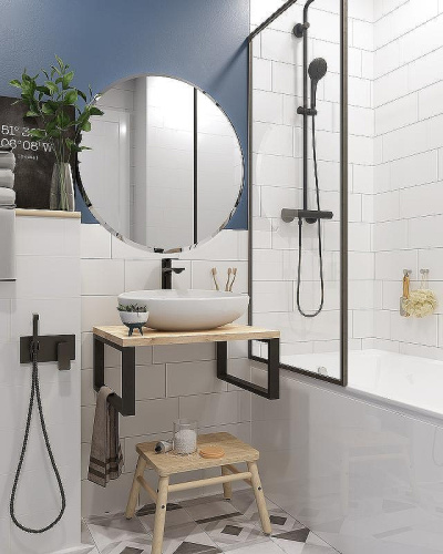 Столешница 1MarKa Grunge Loft Ц0000001584 60х48 накладная цвет дуб вотан - фото 2