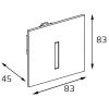 Подсветка для лестниц Italline Italline DL (Италлине ДЛ) DL 3020 WHITE