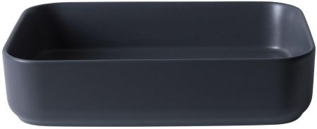 Раковина керамическая Allen Brau Fantasy 4.11021.AN 50х40 накладная цвет черный без отверстий под смеситель