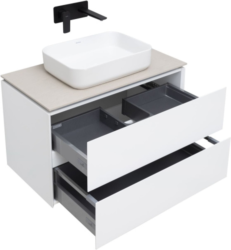 Тумба под раковину Allen Brau Infinity 1.21001.WM 84х46х51 подвесная цвет белый - фото 3