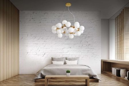 Люстра подвесная Lumina Deco Marsiada (Марсиада) LDP 6033-25 GD