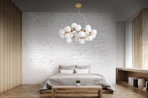 Люстра подвесная Lumina Deco Marsiada (Марсиада) LDP 6033-25 GD - фото 2