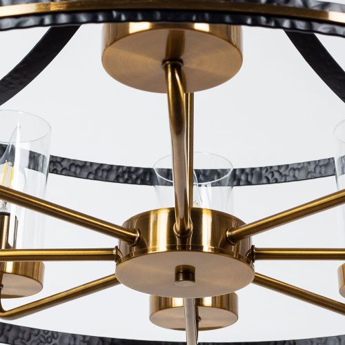 Люстра подвесная Arte Lamp Avior (Авиор) A7011SP-8BK - фото 4