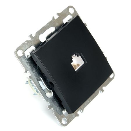 Розетка компьютерная 1-местная RJ-45 Stekker Эрна 49151