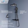 Душевая стойка RGW Shower Panels 51140134-04 настенная цвет черный с термостатом