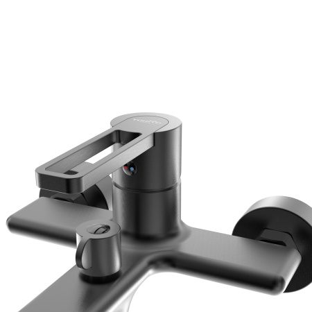 Смеситель для ванны Tokito KUDO TOK-KUD-1014 настенный черный