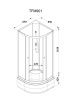 Душевая кабина Parly Effect TMF901 85х85 четверть круга без крыши ориентация универсальная