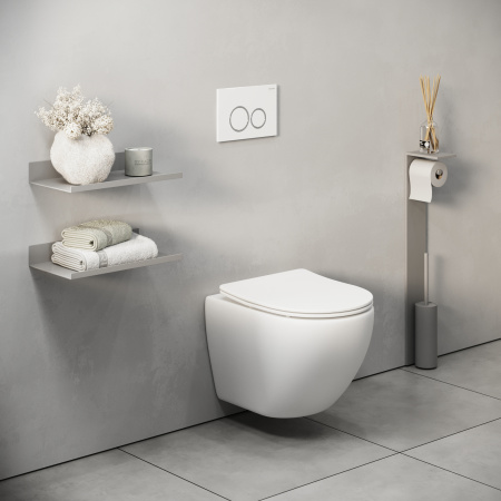 Инсталляция + кнопка смыва + унитаз Grossman Galaxy 97.4455S.01.000 Инсталляция + кнопка смыва + унитаз Grossman Galaxy 97.4455S.01.000