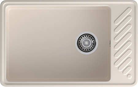 Кухонная мойка Granfest Quarz 51 белый 75х48 цвет белый поверхность матовая