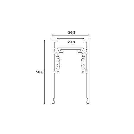 Шинопровод магнитный накладной Hesby Lighting ElDeko (ЕлДеко) HSBL_0052_1