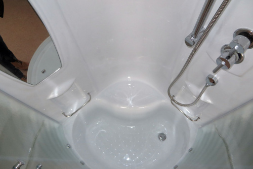 Душевая кабина Royal Bath NRW RB100NRW-T 100х100 четверть круга с крышей - фото 5
