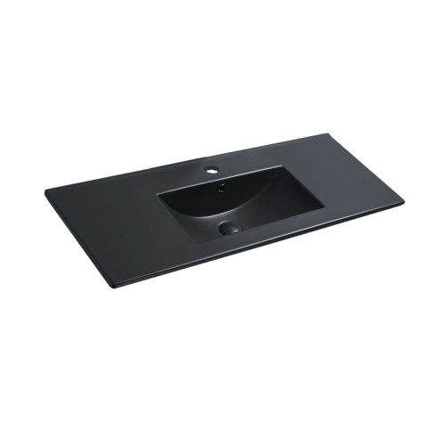 Раковина Vincea 101 см VBS-13100MB встраиваемая цвет черный матовый