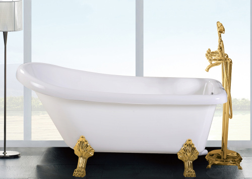 Ванна акриловая Cerutti SPA CT9669 155х74 отдельностоящая асимметричная
