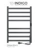 Полотенцесушитель электрический Indigo Oktava Slim 3 LСLOKS3E80-50MGRt 55х80 серый