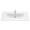 Раковина из сантехнического фарфора Santek Элина WH501627 100х50 накладная цвет белый