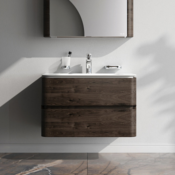 Тумба под раковину Am.Pm Sensation M30FHX0802TF 80х49х52 подвесная цвет табачный дуб