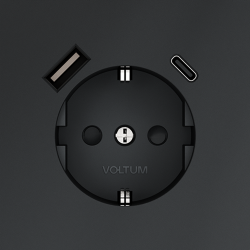 Розетка с USB, A+C VOLTUM S70 VLS040507 - фото 5